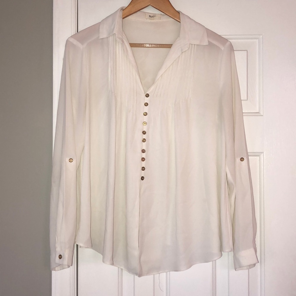 Everly Cream Blouse